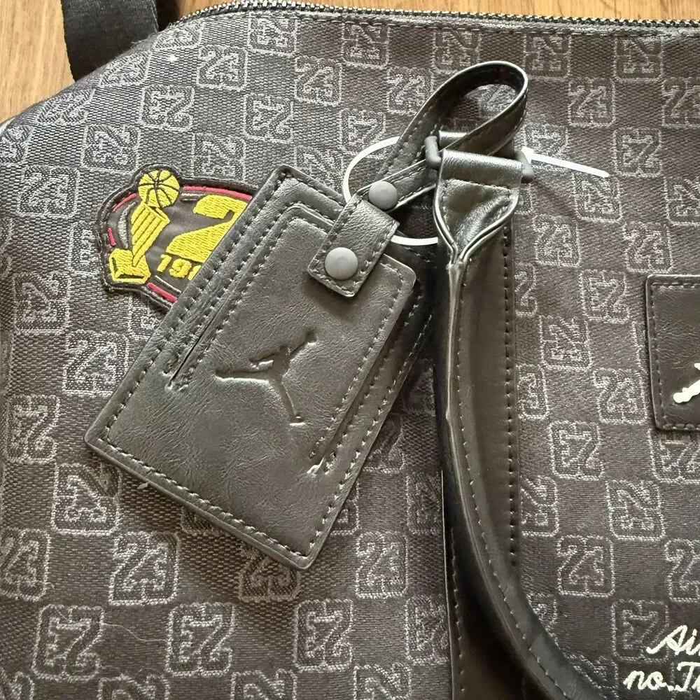 Nike Jordan Monogram Champion Luxury 25L Duffle Bag MM9157-023 Size Medium NEW